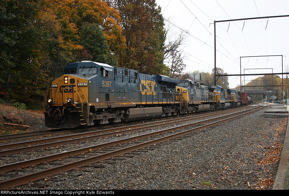 CSX ES40DC #5397 on Q438-27